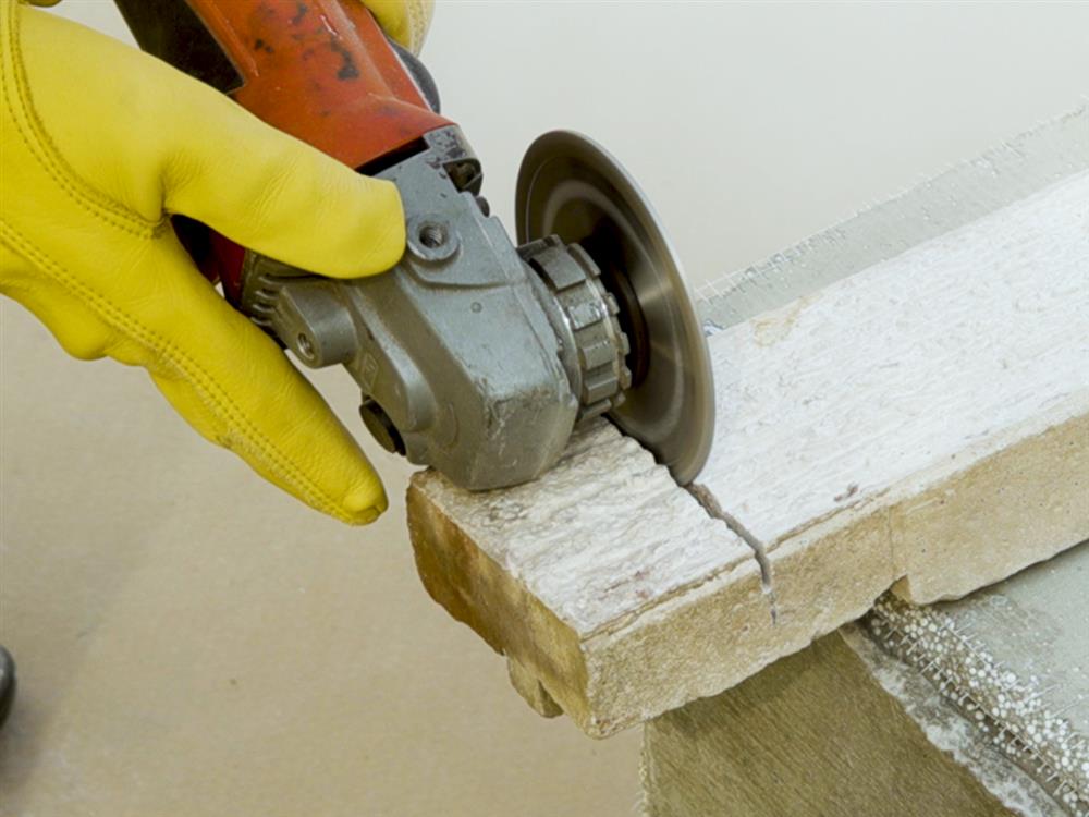 cutting stone